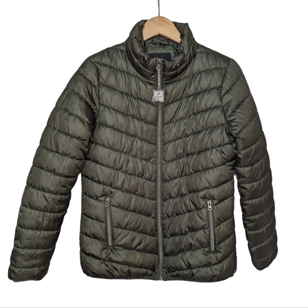 Big Chill Women's Green Puffer Jacket Size Medium